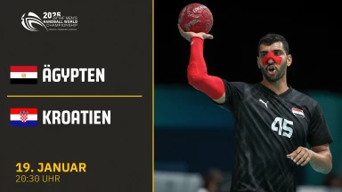 WM der Männer: Ägypten vs. Kroatien - Gruppe H