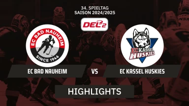DEL2: EC Bad Nauheim vs. EC Kassel Huskies I Highlights