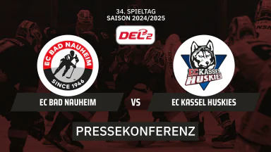 DEL2: EC Bad Nauheim vs. EC Kassel Huskies I Pressekonferenz