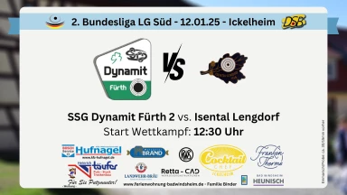 2. BuLi LG Süd - SSG Dynamit Fürth 2 : Isental Lengdorf