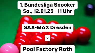 1. Bundesliga Snooker - Dresden v Roth - Tisch 1