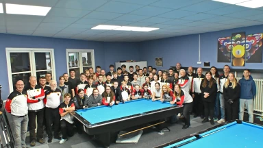 Felix Frede und Thomas Hein beantworten Fragen unseres Snooker-Nachwuchses