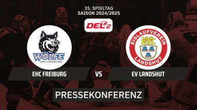 DEL2: EHC Freiburg vs. EV Landshut I Pressekonferenz