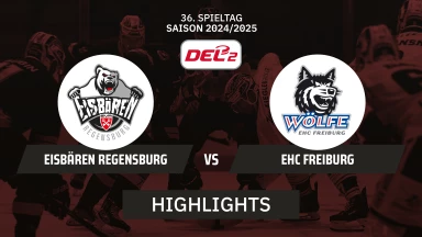 DEL2: Eisbären Regensburg vs. EHC Freiburg I Highlights