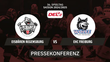 DEL2: Eisbären Regensburg vs. EHC Freiburg I Pressekonferenz