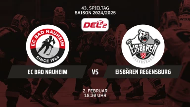DEL2:  EC Bad Nauheim vs Eisbären Regensburg