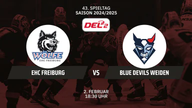 DEL2: EHC Freiburg vs Blue Devils Weiden