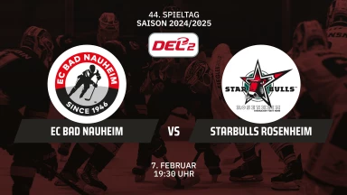 DEL2: EC Bad Nauheim vs. Starbulls Rosenheim