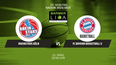 ProB Süd: RheinStars Köln vs. FC Bayern Basketball II