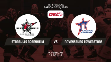 DEL2: Starbulls Rosenheim vs. Ravensburg Towerstars