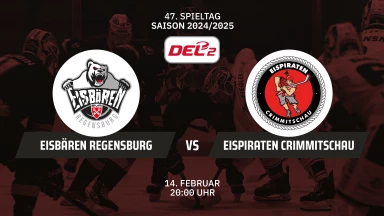 DEL2: Eisbären Regensburg vs Eispiraten Crimmitschau