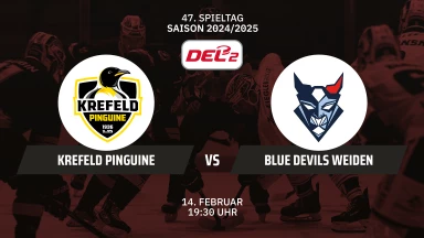 DEL2: Krefeld Pinguine vs Blue Devils Weiden