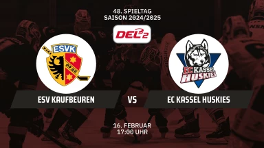 DEL2: ESV Kaufbeuren vs EC Kassel Huskies