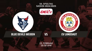 DEL2:  Blue Devils Weiden vs EV Landshut