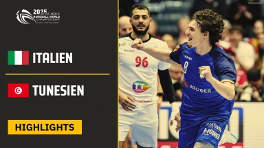 WM der Männer: Italien vs. Tunesien - Highlights
