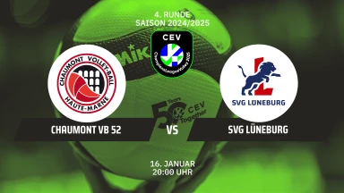 CL Männer: CHAUMONT VB 52 vs. SVG LÜNEBURG | Highlights