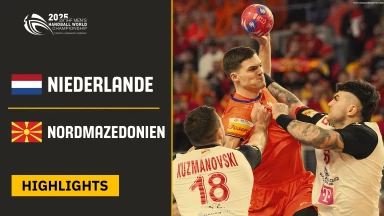 WM der Männer: Niederlande vs. Nordmazedonien - Highlights