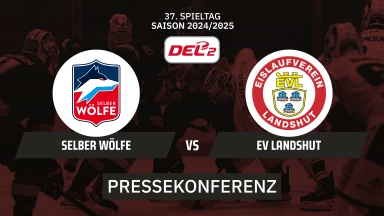 DEL2: Selber Wölfe vs. EV Landshut I Pressekonferenz