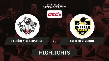 DEL2: Eisbären Regensburg vs. Krefeld Pinguine | Highlights