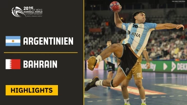 WM der Männer: Argentinien vs. Bahrain - Highlights