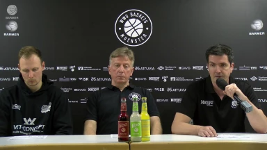 Pressekonferenz: Uni Baskets Münster vs. VET-CONCEPT Gladiators Trier