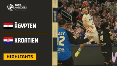 WM der Männer: Ägypten vs. Kroatien - Highlights