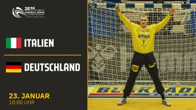 WM der Männer: Italien vs. Deutschland - Hauptrunde I - kommentiert von Ulf Kahmke