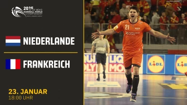 WM der Männer: Niederlande vs. Frankreich - Hauptrunde II