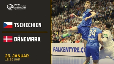 WM der Männer: Tschechien vs. Dänemark - Hauptrunde I