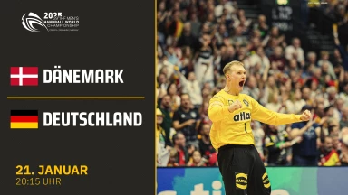 WM der Männer: Dänemark vs. Deutschland - Hauptrunde I - kommentiert von Dennis Baier & Silvio Heinevetter