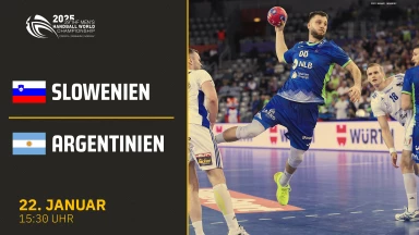 WM der Männer: Slowenien vs. Argentinien - Hauptrunde IV