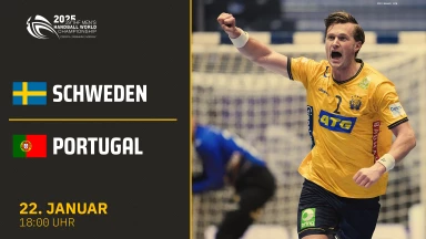 WM der Männer: Schweden vs. Portugal - Hauptrunde III - kommentiert von Tobi Schimon & Ina Großmann