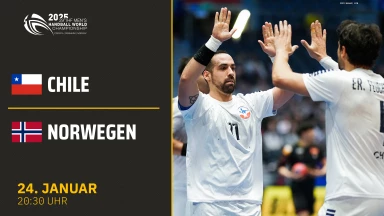 WM der Männer: Chile vs. Norwegen - Hauptrunde III - mit englischem Kommentar