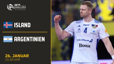 WM der Männer: Island vs. Argentinien - Hauptrunde IV