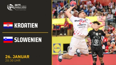 WM der Männer: Kroatien vs. Slowenien - Hauptrunde IV