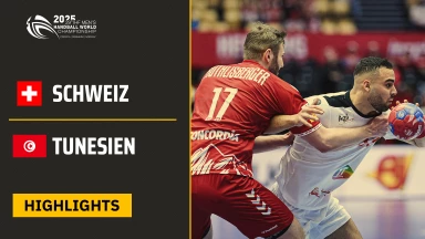 WM der Männer: Schweiz vs. Tunesien - Highlights