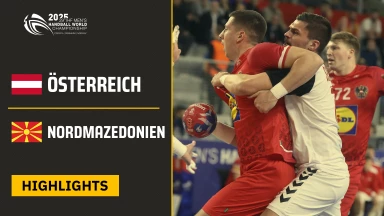 WM der Männer: Österreich vs. Nordmazedonien - Highlights