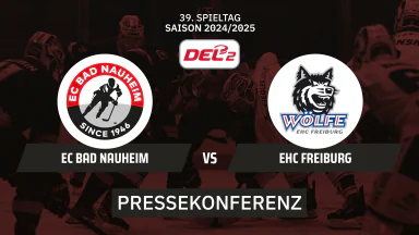 DEL2: EC Bad Nauheim vs. EHC Freiburg I Pressekonferenz