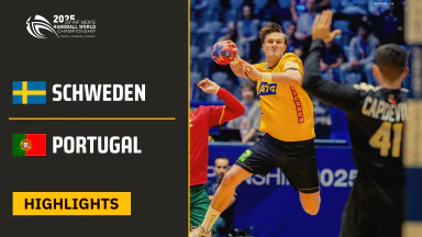 WM der Männer: Schweden vs. Portugal - Highlights