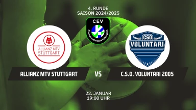 CL Frauen: Allianz MTV STUTTGART vs. C.S.O. VOLUNTARI 2005 I Highlights
