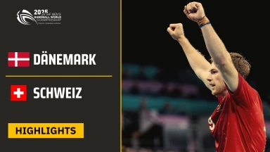 WM der Männer: Dänemark - Schweiz - Highlights