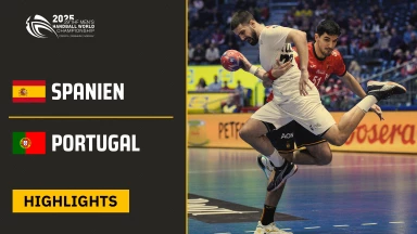 WM der Männer: Spanien vs. Portugal - Highlights
