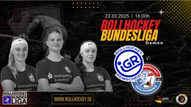 1. Rollhockey Bundesliga Damen - IGR Remscheid vs. SG Schwerte/Hüls