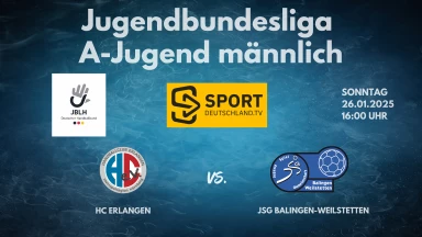 JBLH mA 1. Liga Süd: HC Erlangen vs. JSG Balingen-Weilstetten