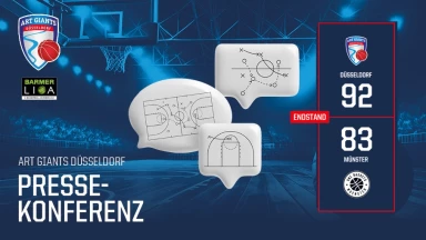 Pressekonferenz ART Giants Düsseldorf vs. Uni Baskets Münster