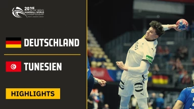 WM der Männer: Deutschland vs. Tunesien - Highlights