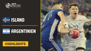 WM der Männer: Island vs. Argentinien - Highlights