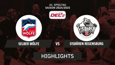 DEL2: Selber Wölfe vs. Eisbären Regensburg I Highlights
