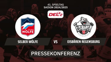 DEL2: Selber Wölfe vs. Eisbären Regensburg I Pressekonferenz