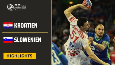 WM der Männer: Kroatien vs. Slowenien - Highlights